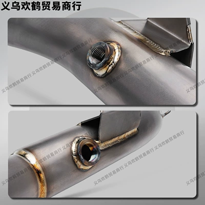 Connection Stainless Steel/Titanium Alloy — Motorcycle exhaust pipe