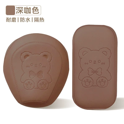 Seat Cushion — Electric car cushion - little-bear-brownfront-back-set-nothing