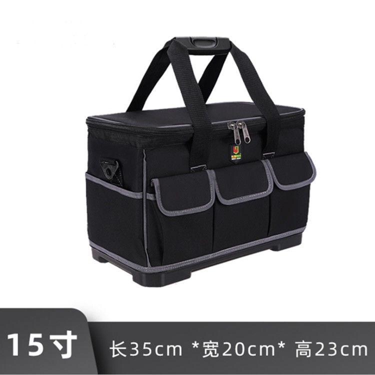 Bag Handheld Carpenter: Other Repair kit - 15-inch-square-mouth-plastic-bottom-with-shoulder-strap