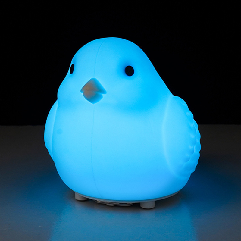 Animales de dibujos animados descomprimidos luces nocturnas transfronterizas de silicona luces de atmósfera interior dormitorio sensación avanzada cabezal de cama carga con dormido