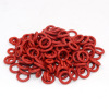 Black silica gel rubber pad, red waterproof rubber rings