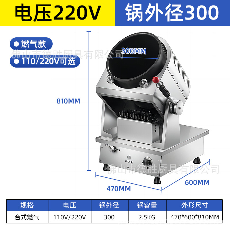 벤치 탑 가스 (냄비 직경 300)