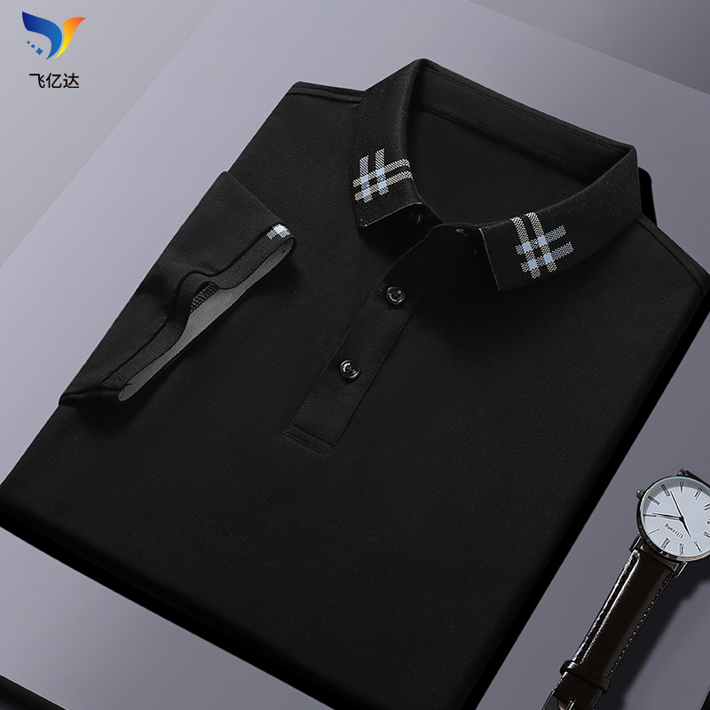 High quality black polo