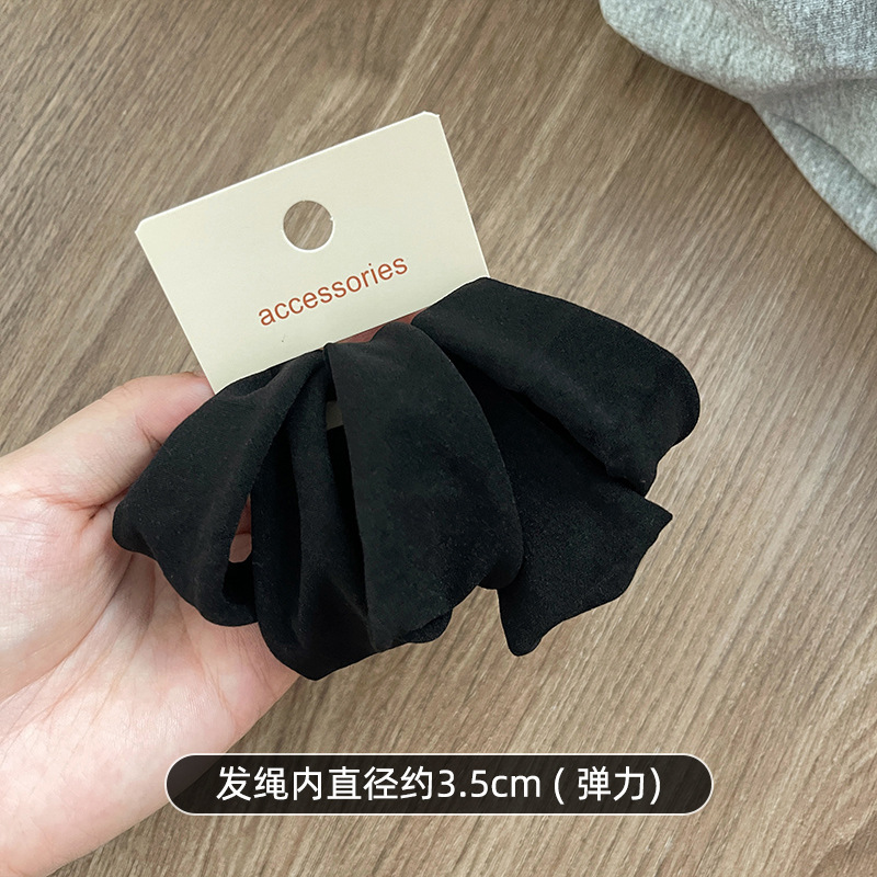 高弹力无接缝镂空头绳柔软加宽面膜发圈女扎马尾皮筋耐用发绳发饰|undefined