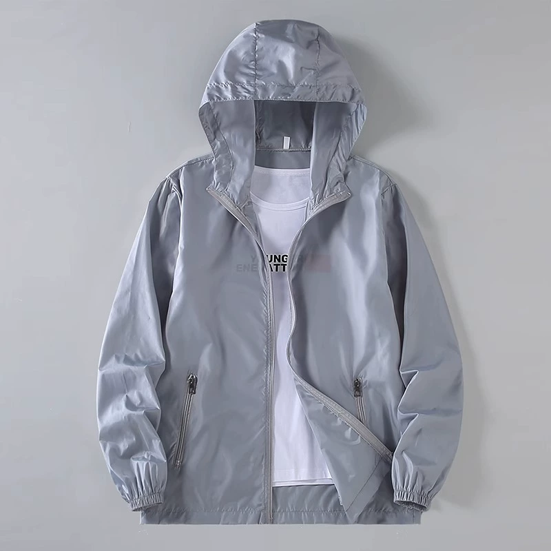 Летняя тонкая ледяная шелковая мужская солнцезащитная одежда свободный большой размер дышащий солнцезащитный крем анти-УФ-рыболовная кожа