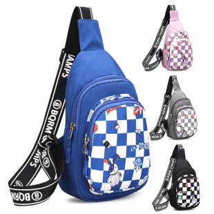 Children's Chest Bag Boys Casual Crossbody Bag Outdoor Korean Style Small Satchel Boy Handsome Waist Bag Small Backpack Bag
