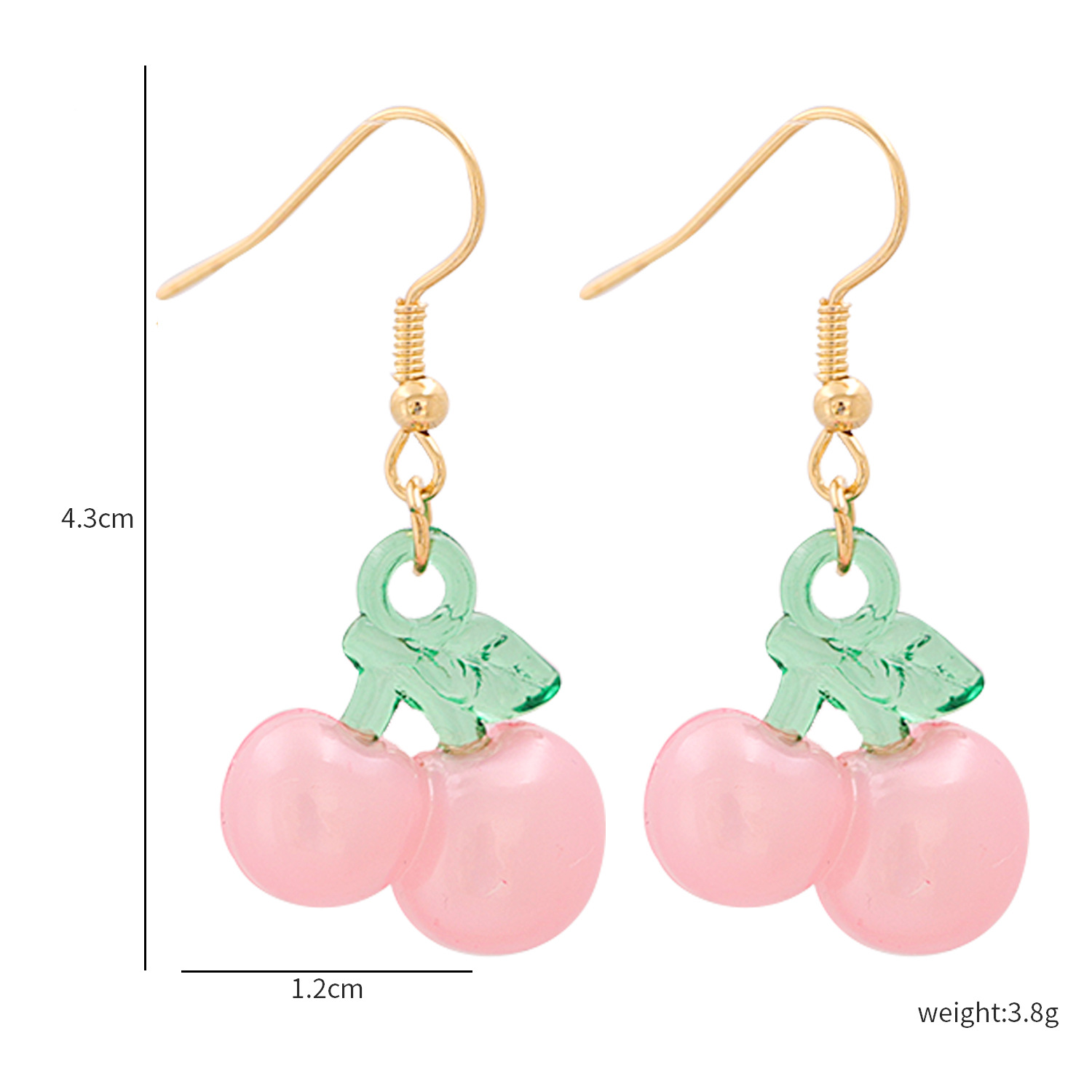 Korean Small Cherry Fruit Earrings Wholesale display picture 14
