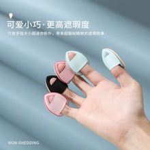 韩国新款化妆师细节遮瑕指尖小馒头迷你手指水滴气垫粉扑干湿两用
