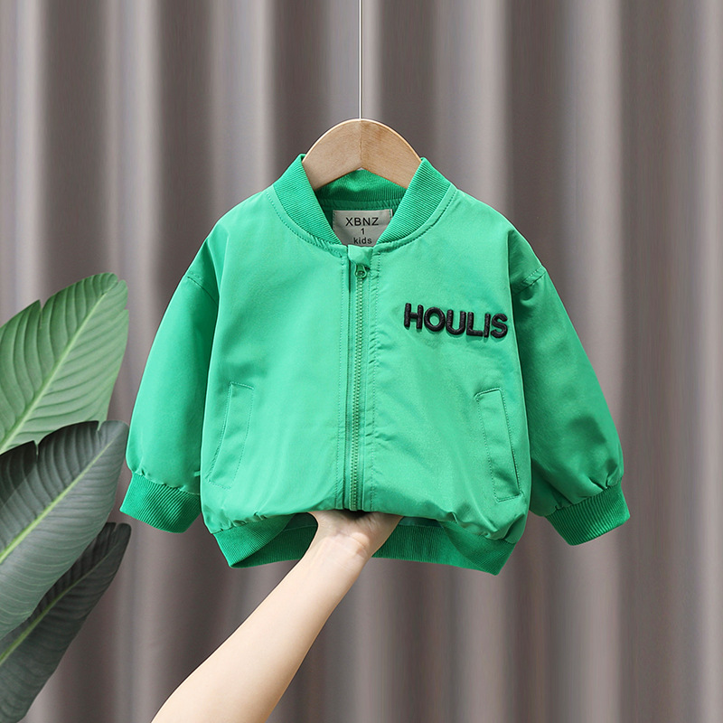 Boy Coat Autumn Clothing Foreign Style Baby Spring And Autumn Handsome Jacket Children Fried Street Baseball Uniform_voghion.com