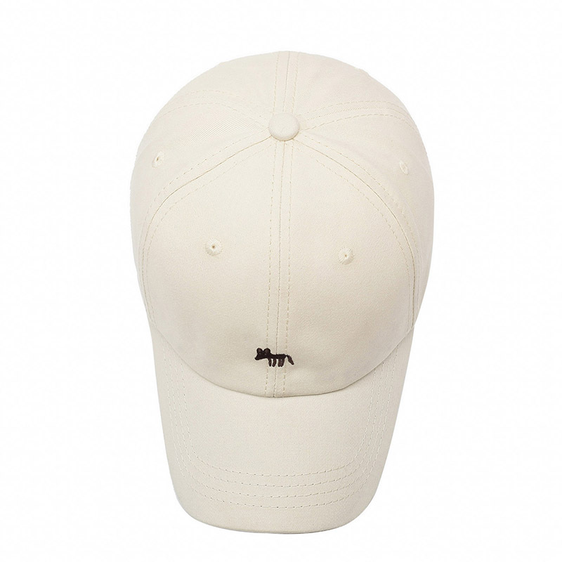 Korean Version Duckbill With Little Fox Embroidery, Wide Brim, Face Slimming, Versatile Casual Sunshade And Sun_voghion.com
