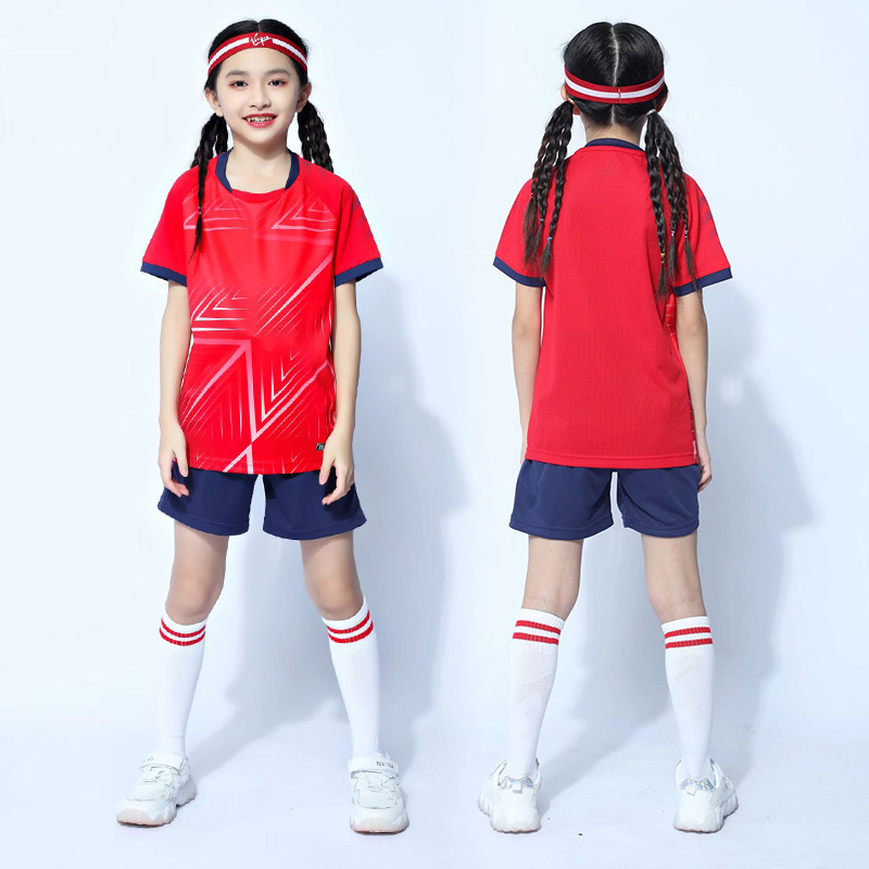 羽毛球定制校队训练服成人运动套装印号儿童乒乓球网球比赛服印制|undefined
