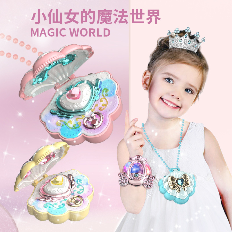 Niños flash varita mágica de mano varita mágica música luminosa pulsera mágica juguetes para niñas regalos de jardín de infantes