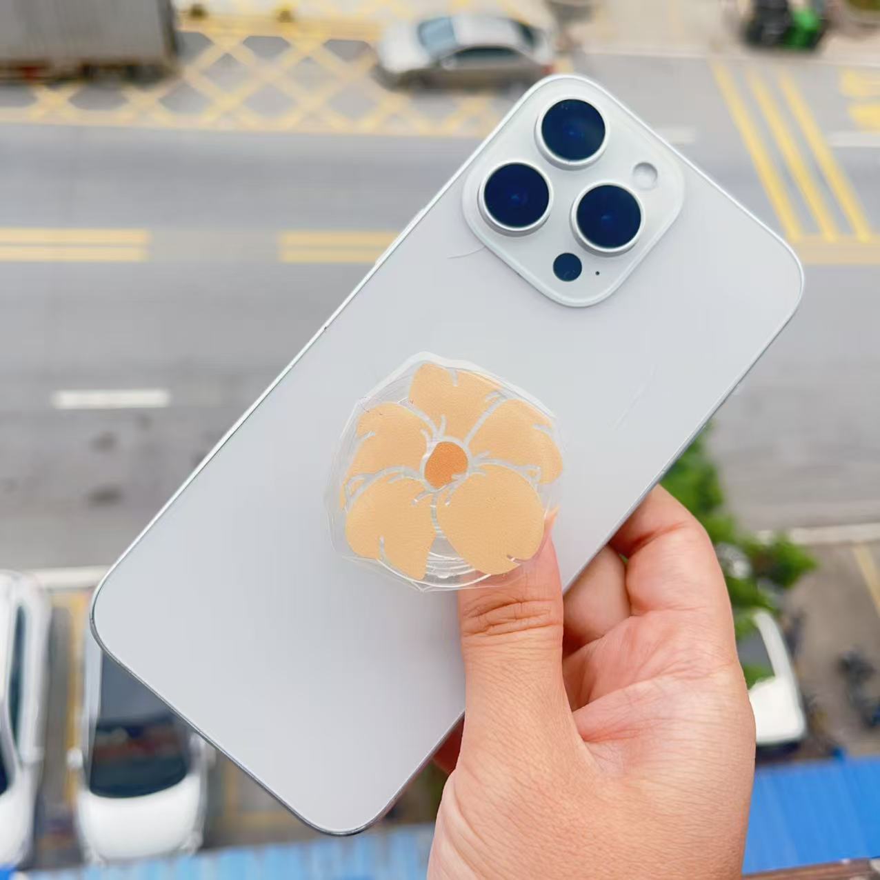 20g Weight Airbag Bracket Classification Acrylic Material Flower Pattern Simple Style, Classic Style Style Flower Acrylic Simple Style Classic Style Airbag Bracket 4