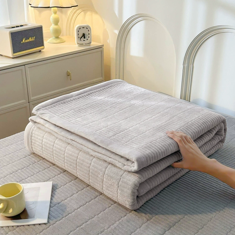 Keep warm set, quilted sheet, winter mattress for bed, increased thickness, 3 piece set