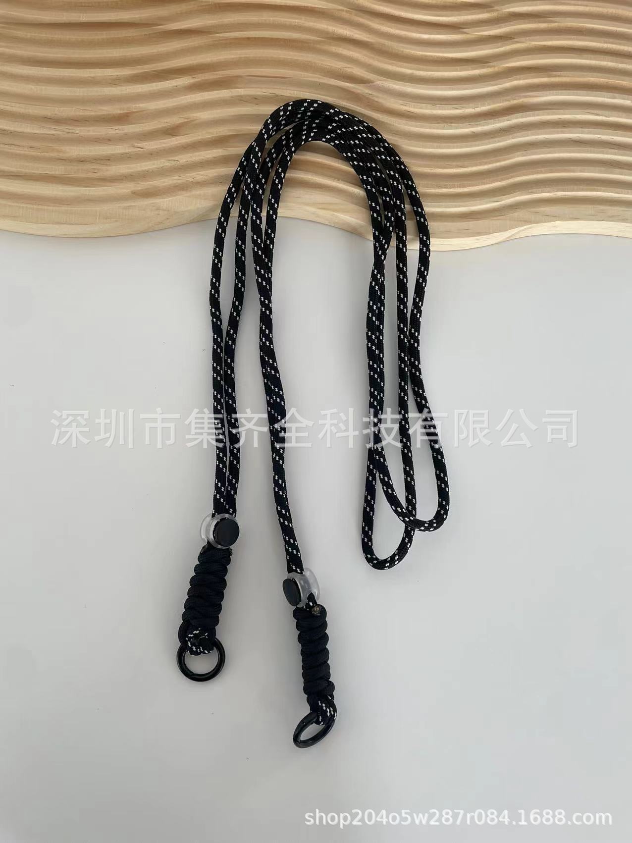 흑백 줄무늬 끈