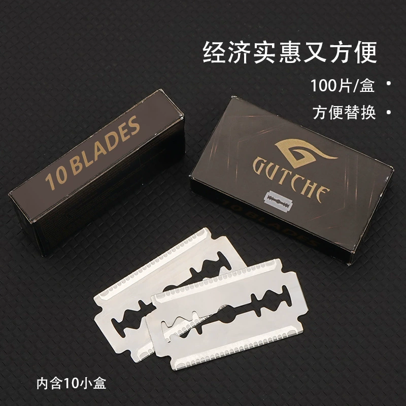 Safe old-fashioned blade, double-sided razor shaving