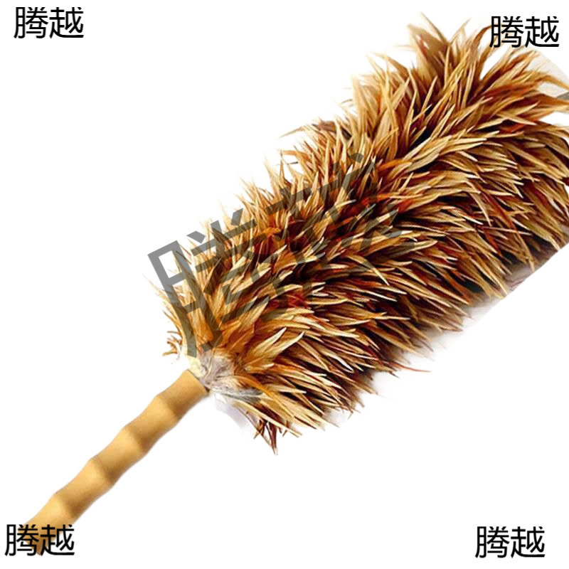 鸡毛掸子真毛加厚纯手工家用汽车用结婚过年除尘扫灰家务老式禅子|undefined