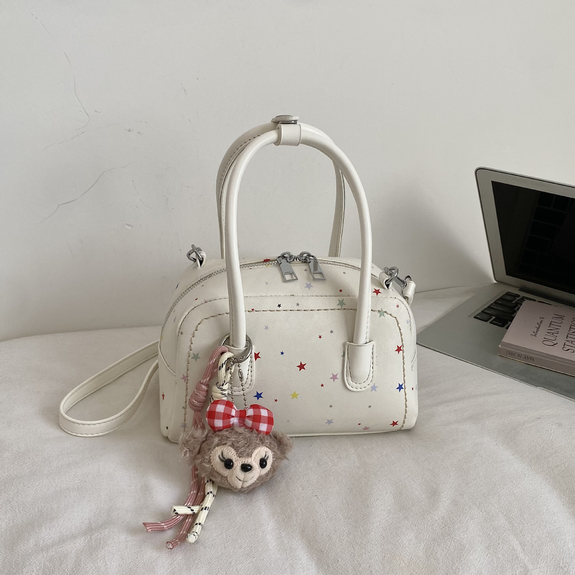 Nicho flor impresión bolsos pequeños bolsos de transporte de hombro bolsos de brazo de moda diarios bolsos portátiles image 11