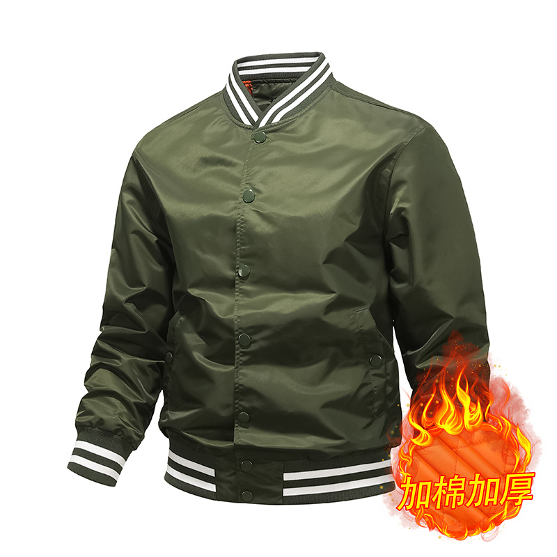 Algodón/color fino uniforme de béisbol de los hombres chaqueta piloto americano de los hombres y mujeres de la misma pareja chaqueta moda ropa de trabajo chaqueta