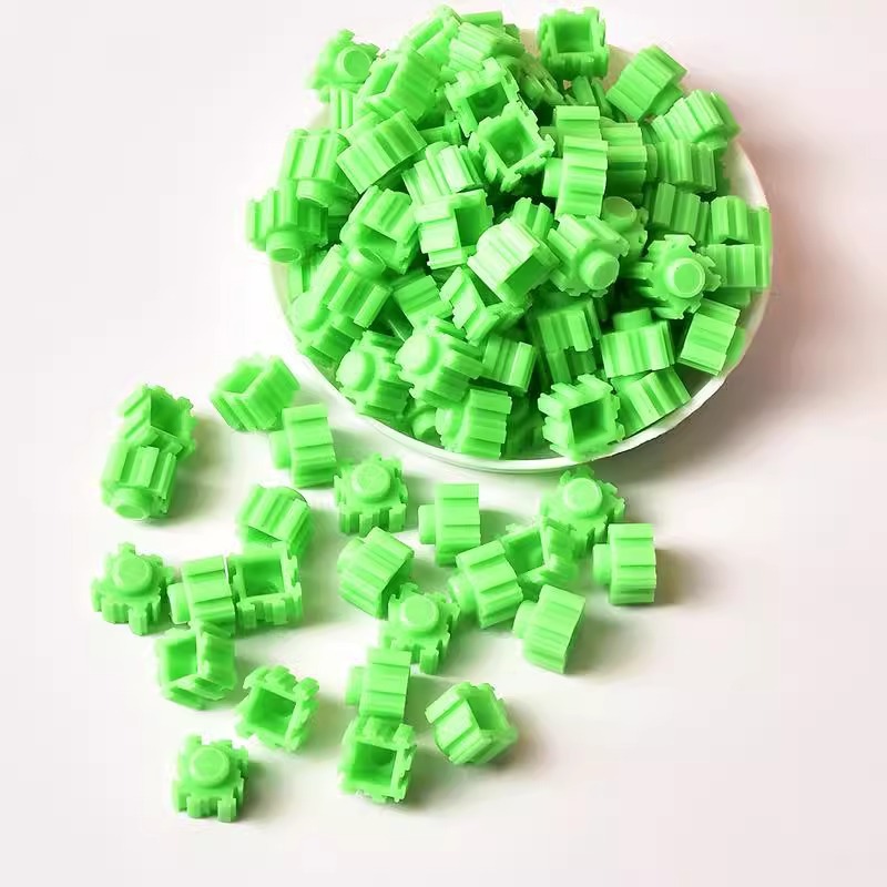 Materiales hechos a mano relleno de bloques redondos gránulos de bloques populares sensación de mano decoración DIY juguetes descomprimidos