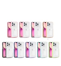 适用苹果12PROMAX二合一78精孔XR手机壳iPhone14PLUS边框13保护套