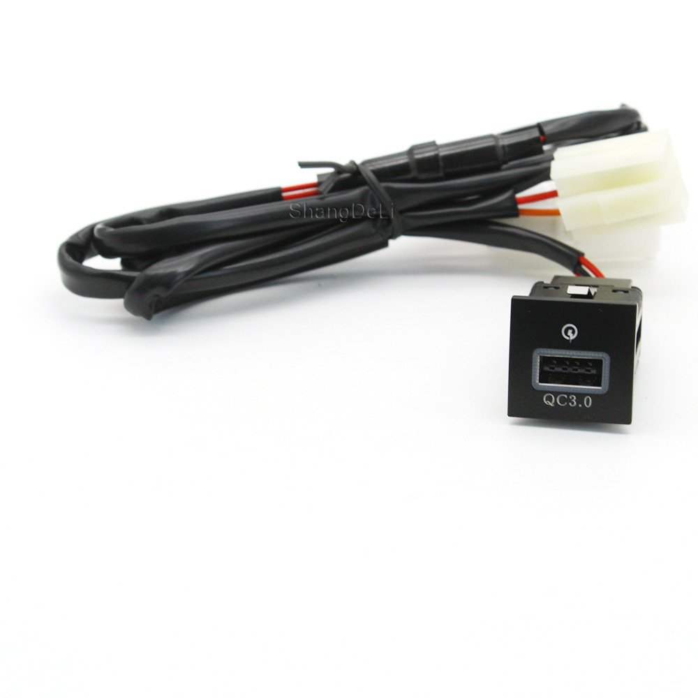 Charger USB Fast Charge: Volkswagen Mobil şarj cihazları - single-qc30-tail-cable