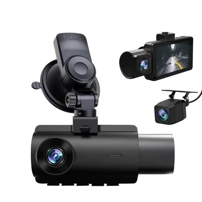 2.5K triple-lens dash cam, Driving recorder