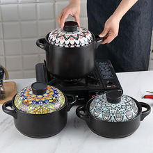 砂鍋燉鍋煲湯家用燃氣煤氣灶專用煲仔飯瓦煲陶瓷鍋大沙鍋湯煲湯鍋