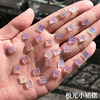 Three dimensional accessory for manicure with butterfly, resin with bow, mixed nail decoration, internet celebrity, with little bears