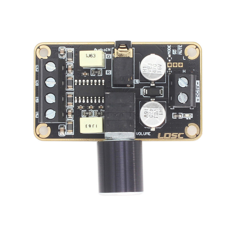 5W * 2 estéreo de doble canal digital tablero del amplificador PAM8406 amplificador de audio módulo 5VD clase DIY amplificador