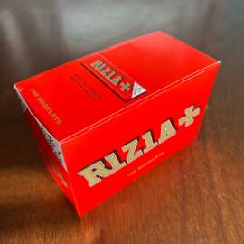 水粘胶条纹红色卷纸70mm手动DIY牙签纸5000张透明胶100册预卷纸