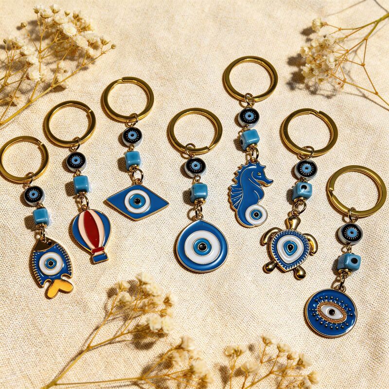 European and American Cross-Border Devil Eye Series Pendant Oil-Drip Eyeball Animal Jewelry Keychain Pendant Alloy Accessories for Women European and American Cross-Border Devil Eye Series Pendant Oil-Drip Eyeball Animal Jewelry Keychain Pendant Alloy Accessories for Women