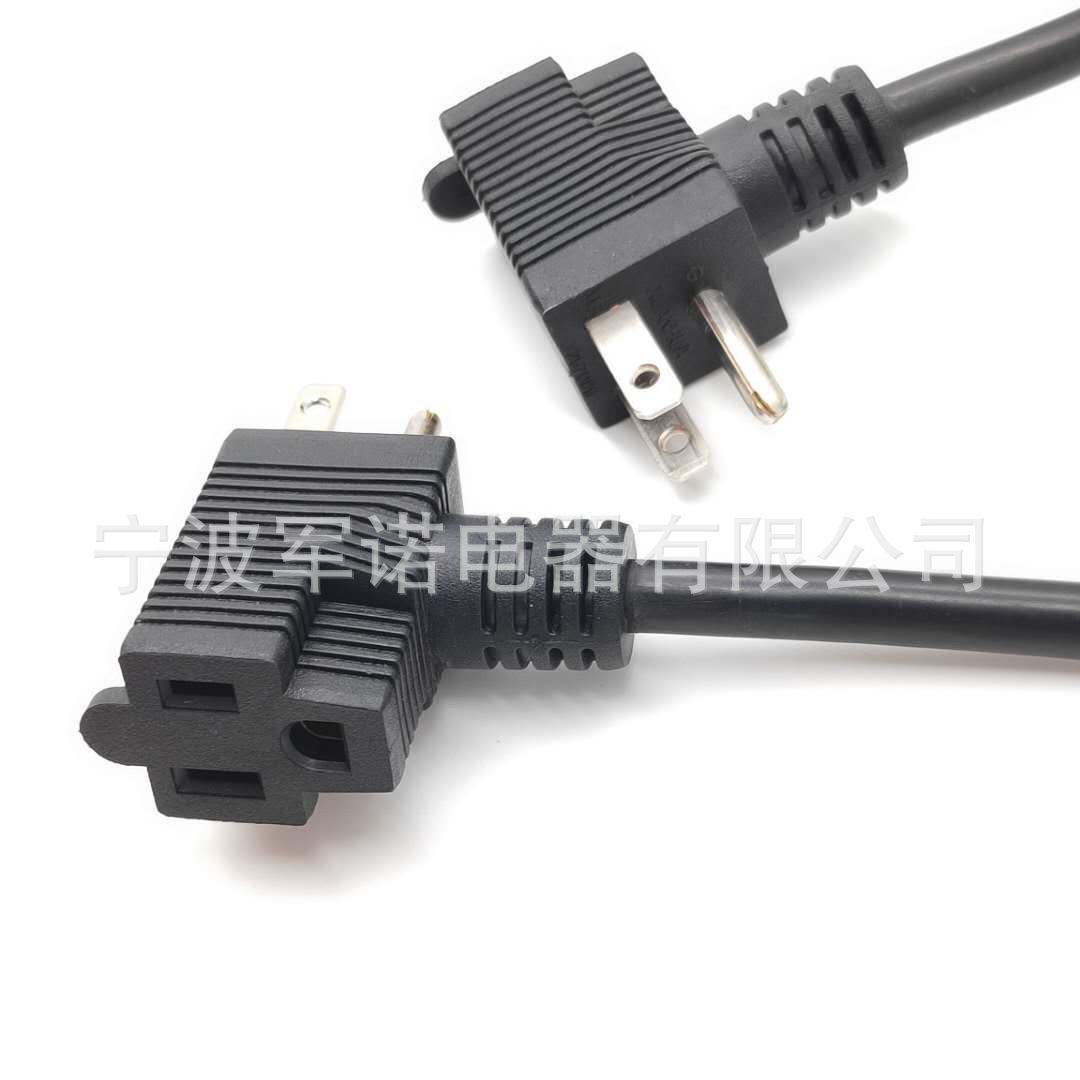 详细介绍美规插头电源线 美式背插电源线 美标三插转换插头插座线