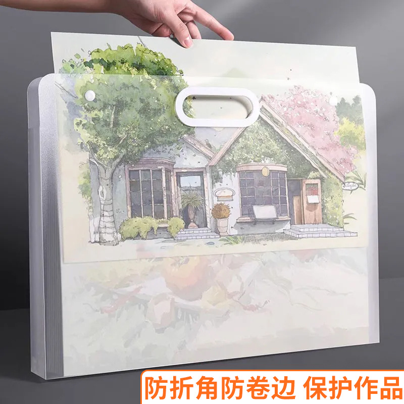 Artista portátil 4K bolsa de trabajo carpeta de dibujo bolsas de mano de dibujo 8K libro de papel de bocetos