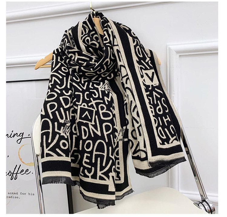 Cachecol em caxemira elegante para mulher xale versátil_voghion.com