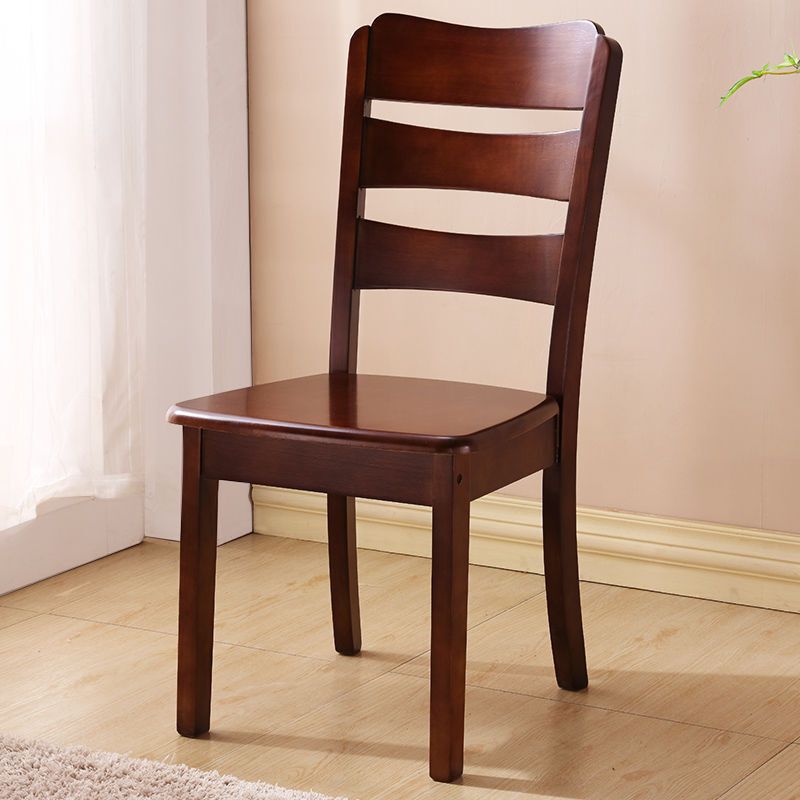 All Solid Wood Chair Backrest Chair Dining Chair Home Desk Chair Original Wood Chinese Simple Dining Mahjong Stool