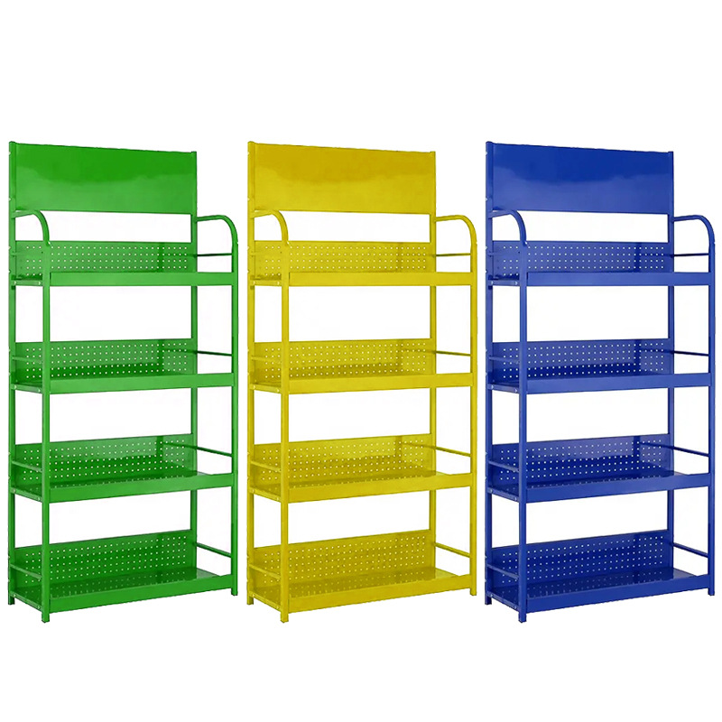 批发机油展示架食品饮料百货展架便利店陈列金属产品展示架