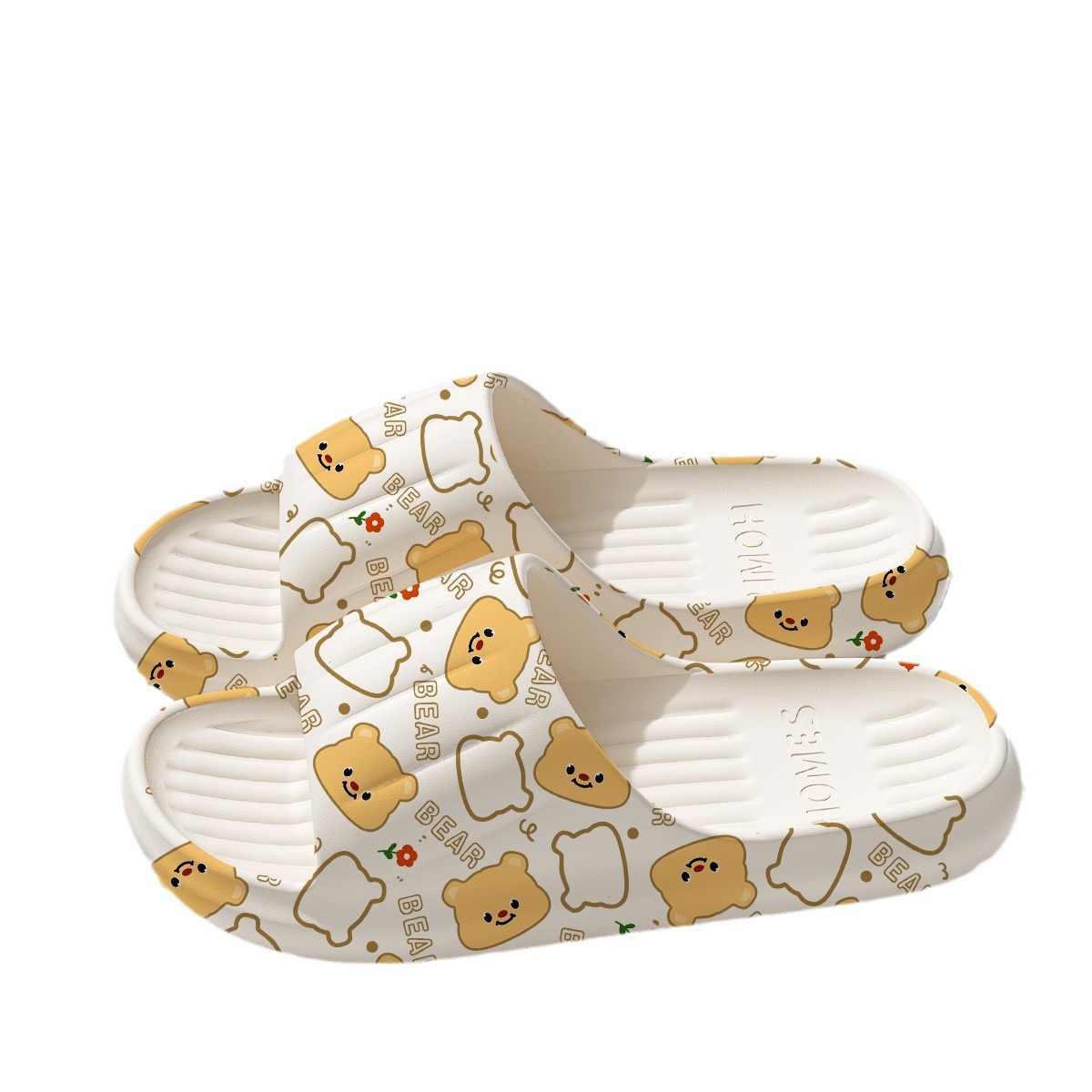 Zapatillas antideslizantes para mujeres embarazadas silenciosas para el hogar baño interior pisar sensación de mierda eva zapatillas para hombres