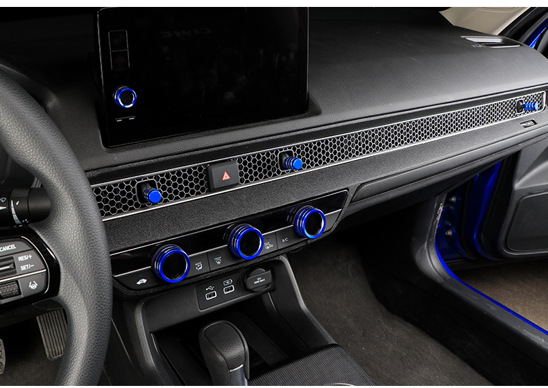 Suitable for Honda 11th generation Civic air conditioning knob ring 23 Haoying CRV-shaped air outlet decorative ring