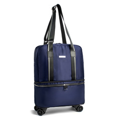 Swivel Wheel Large Capacity Hand Carry Suitcase Long-Distance Lightweight Luggage Travel Bag Unisex Airport Bag Wheeled Bag