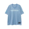 Blue, with short sleeve