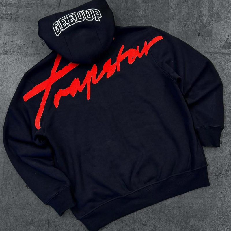 Bluza z kapturem w stylu streetwear z nadrukiem 3D – unisexowa, rozpinana bluza oversize w miejskim stylu i estetyce Y2K_voghion.com