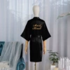 Chief bridesmaid-black (half-sleeved)