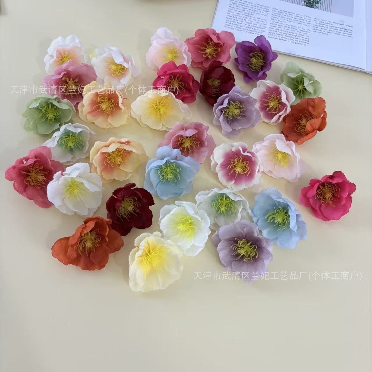 Flores simuladas peonía corallas de flores material DIY flores simuladas flores de boda flor de decoración de flores