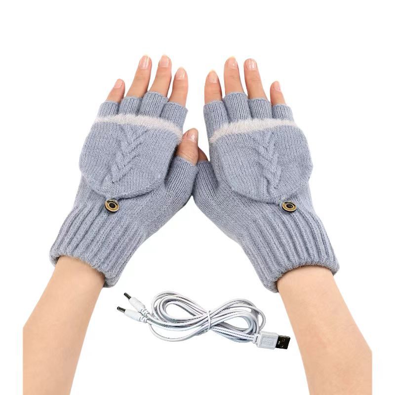 하늘색 단면 손등 가열