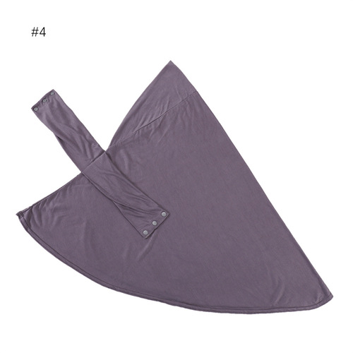 Cross-border Modal Breathable Strap Buttons Adjustable Highly Elastic Multi-Color Base Hat Cover Solid Color Scarf