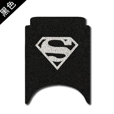 Electric vehicle foot mat Mat Cute Waterproof Anti-skid - customized-superman-pattern-foot-pads