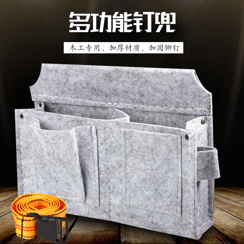 Bolsa de herramientas especial para carpinteros tipo cinturón clavos bolsas de clavos bolsas