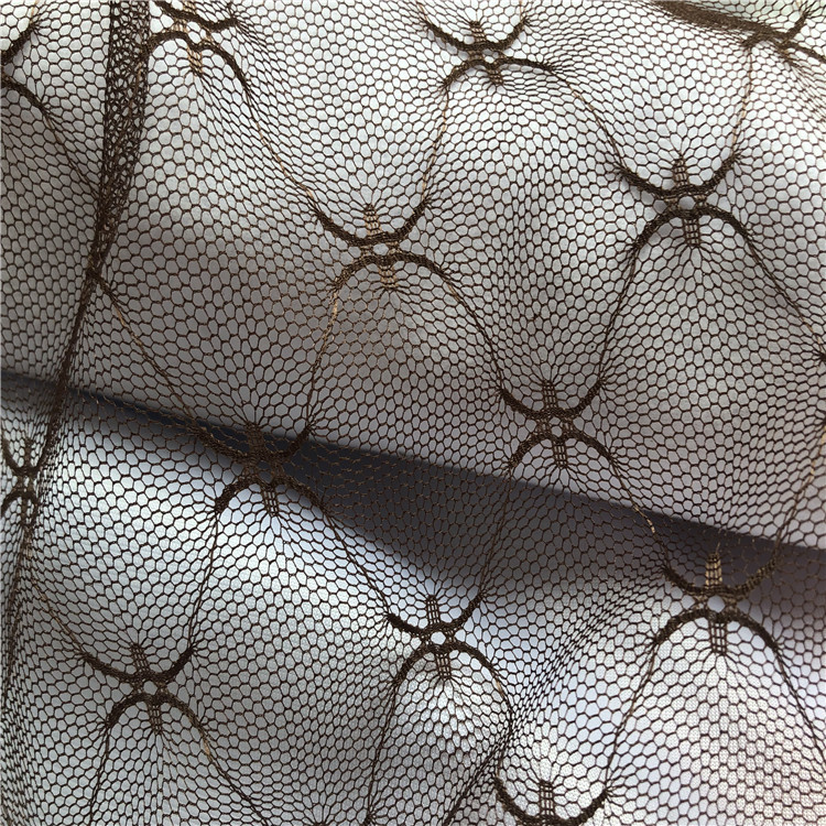 [行业热销提花网布] 经编涤纶蚊帐布 蚊帐网眼布面料洗衣袋夏季