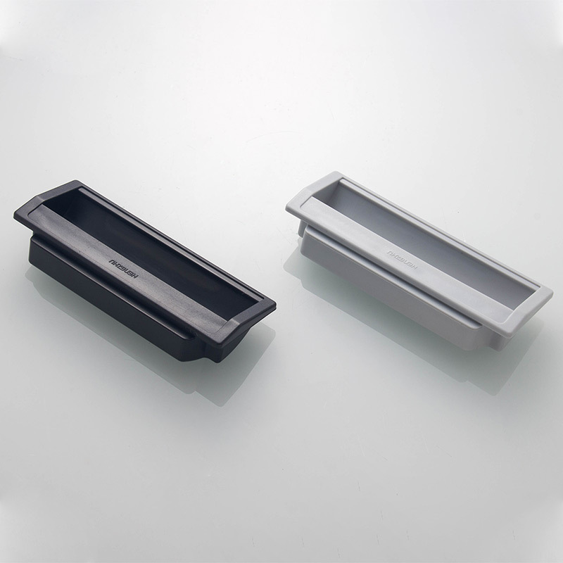 Hengzhu Cabinet Lock PL012 Black Plastic Handle Industrial Machinery Equipment Box Gray Cabinet Door Handle Directly from the Manufacturer
